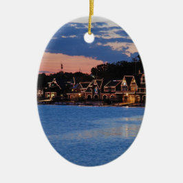 Boathouse Row schemk Keramisch Ornament