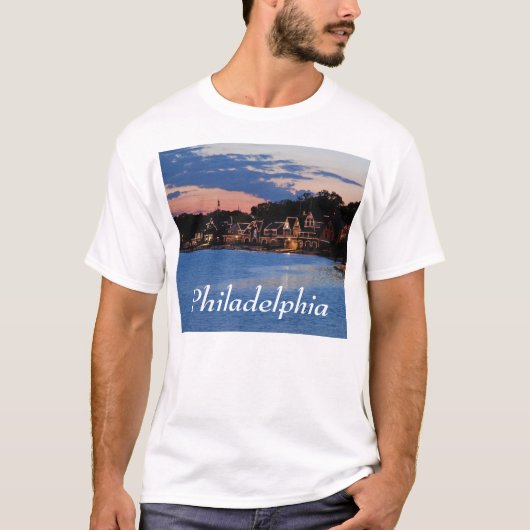 Boathouse Row schemk T-shirt (Voorkant)