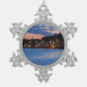 Boathouse Row schemk Tin Sneeuwvlok Ornament (Voorkant)