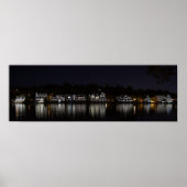 Boathouse Row van Night... Philadelphia, PA Poster (Voorkant)