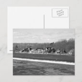 Boathouse Row winter b/w Briefkaart (Voorkant / Achterkant)