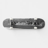 Boathouse Row winter b/w Skateboard (Horizontaal)
