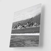 Boathouse Row winter b/w Vierkante Klok (Hoek)