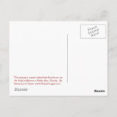 Boathouse Sunset Briefkaart (Achterkant)