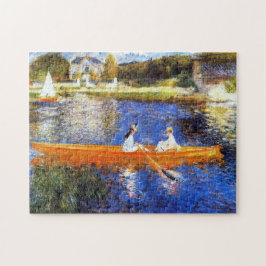 Boating aan de Seine River Renoir Fine Art Legpuzzel