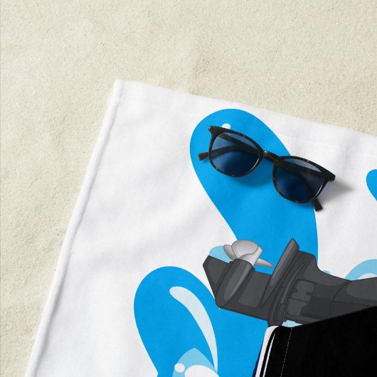 Boating Beach Handdoek