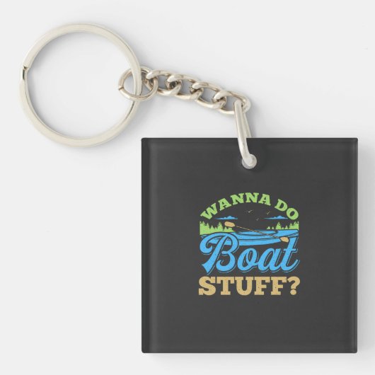 Boating - Boat Stuff Sleutelhanger (voorkant)