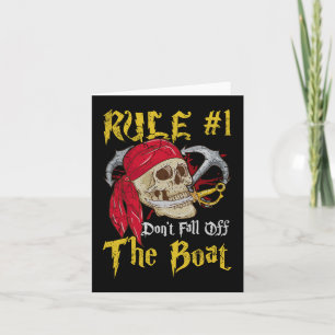 Boating Captain Pirates Fun Pirate Dont Herfst Off Kaart