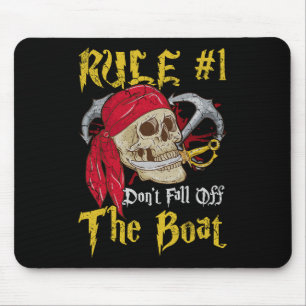 Boating Captain Pirates Fun Pirate Dont Herfst Off Muismat