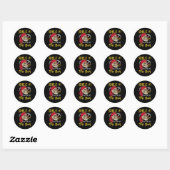 Boating Captain Pirates Fun Pirate Dont Herfst Off Ronde Sticker (Vel)