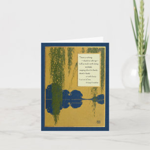 Boating Card with Wind in the Willows Quotation Kaart