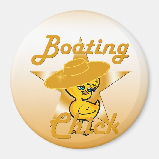 Boating Chick #10 Magneet (Voorkant)