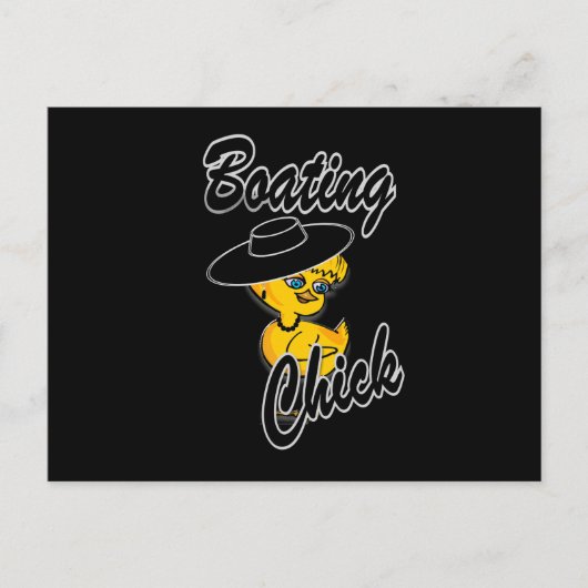 Boating Chick #4 Briefkaart (Voorkant)