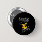 Boating Chick #4 Ronde Button 5,7 Cm (Voorkant /achterkant)
