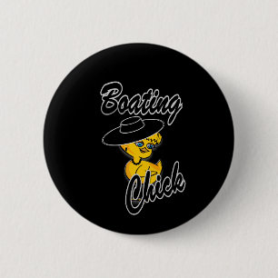 Boating Chick #4 Ronde Button 5,7 Cm