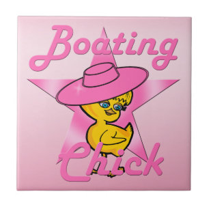 Boating Chick #8 Tegeltje