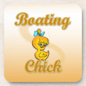 Boating Chick Onderzetter (Voorkant)