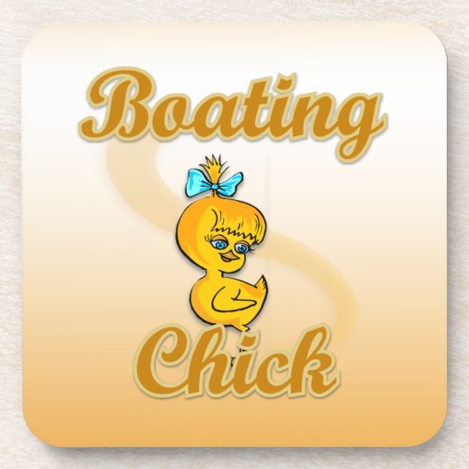 Boating Chick Onderzetter (Voorkant)