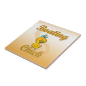 Boating Chick Tegeltje (Zijkant)