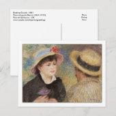 Boating Couple door Pierre Auguste Renoir Briefkaart (Voorkant / Achterkant)