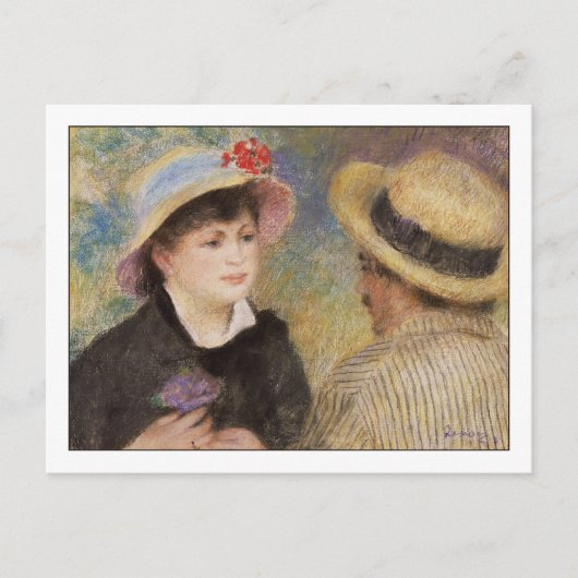 Boating Couple door Pierre Auguste Renoir Briefkaart (Voorkant)