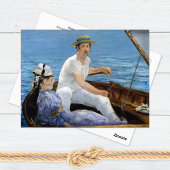 Boating Edouard Manet Fine Art Briefkaart