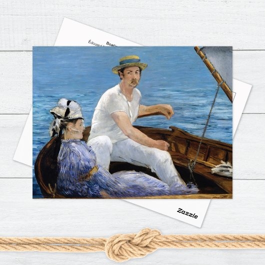 Boating Edouard Manet Fine Art Briefkaart