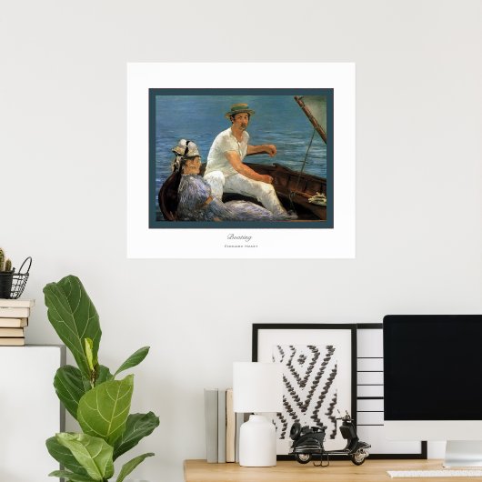 Boating ~ Edouard Manet Poster (Thuiskantoor)