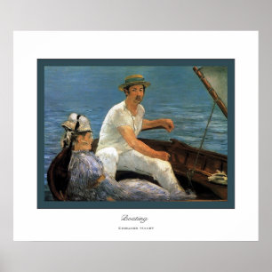 Boating ~ Edouard Manet Poster