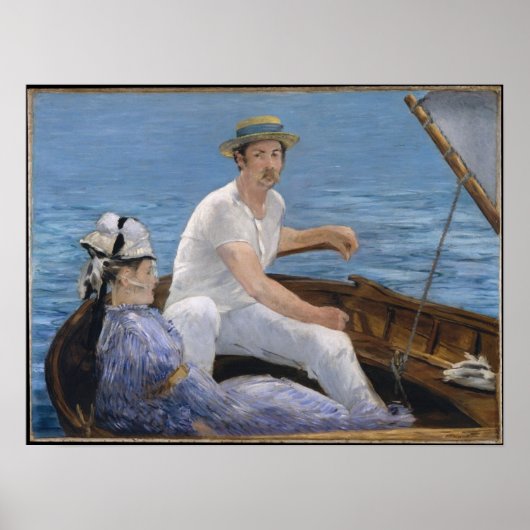 Boating - Edouard Manet Poster (Voorkant)