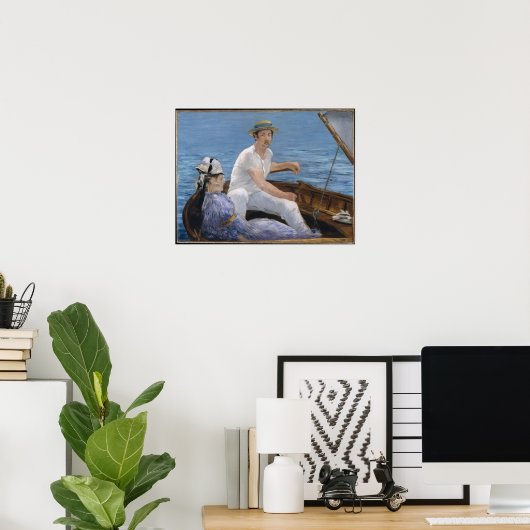 Boating - Edouard Manet Poster (Thuiskantoor)