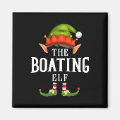 Boating Elf Group Funny Christmas Pajama Party  Magneet (Voorkant)