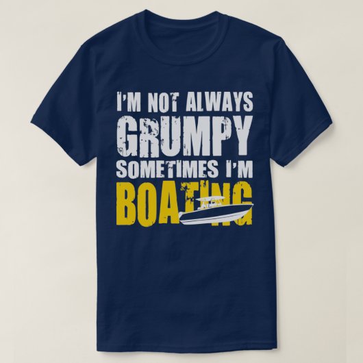 Boating Enthusiast Funny Gift Boat Owner T-shirt (Design voorkant)