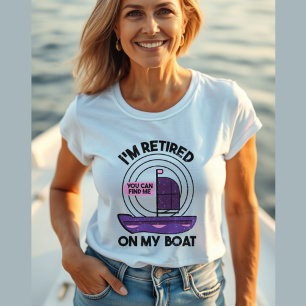 Boating Funny Pensioen T-shirt
