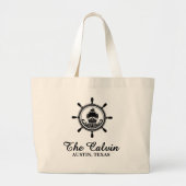 Boating  grote tote bag (Voorkant)