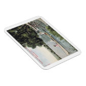 Boating, Highlands, NJ, Vintage Magneet (Rechterzijde)