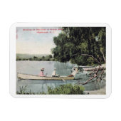 Boating, Highlands, NJ, Vintage Magneet (Horizontaal)