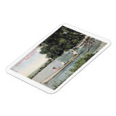 Boating, Highlands, NJ, Vintage Magneet (Linkerzijde)