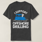 Boating I Support Offshore Driving T-shirt (Design voorkant)