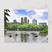 Boating in Central Park Briefkaart (Voorkant)
