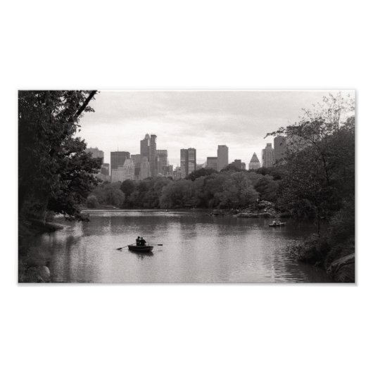 Boating in Central Park NYC (Afdrukken) Foto Afdruk (Voorkant)