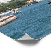 Boating in Charlevoix, Michigan Poster (Hoek)