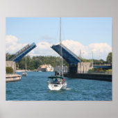 Boating in Charlevoix, Michigan Poster (Voorkant)