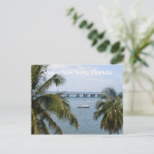 Boating in het paradijs briefkaart (Staand voorkant)