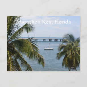 Boating in het paradijs briefkaart