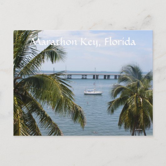 Boating in het paradijs briefkaart (Voorkant)