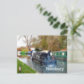 Boating in Newbury Briefkaart (Staand voorkant)