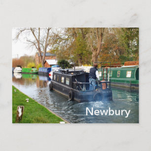 Boating in Newbury Briefkaart