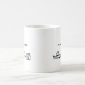 Boating is alles wat ik nodig heb koffiemok (Center)