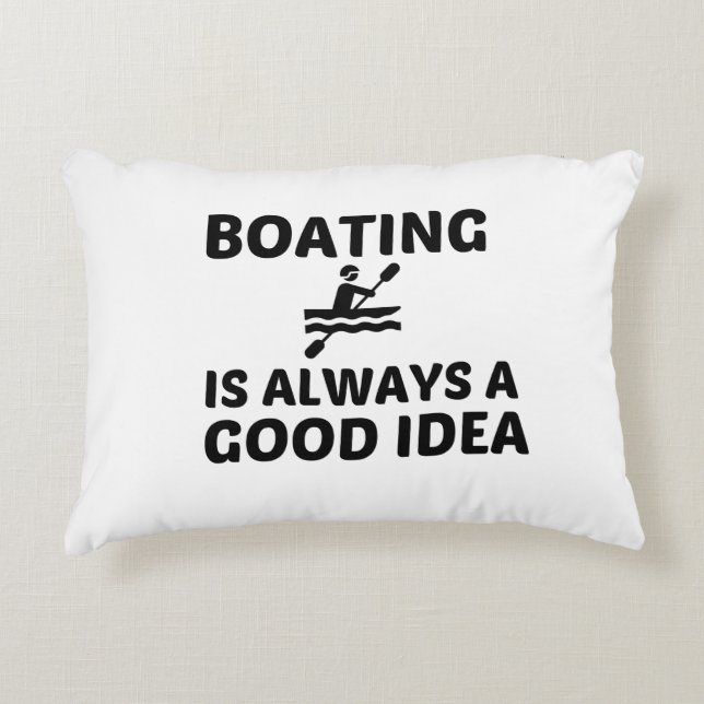 BOATING IS ALTIJD EEN GOED IDEE ACCENT KUSSEN (Voorkant)